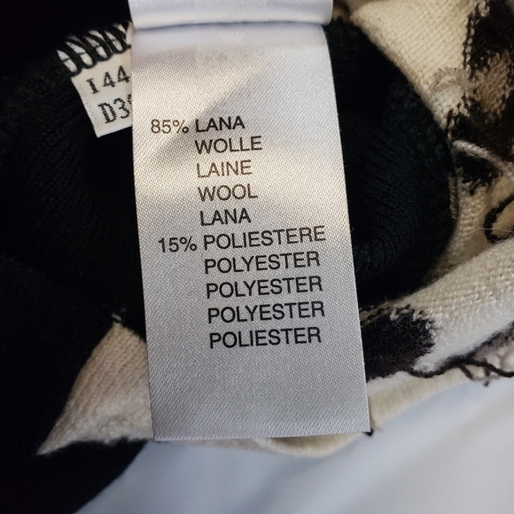 🆕️ Blumarine Sweater Leopard Print Size 44 Medium - Picture 7 of 8